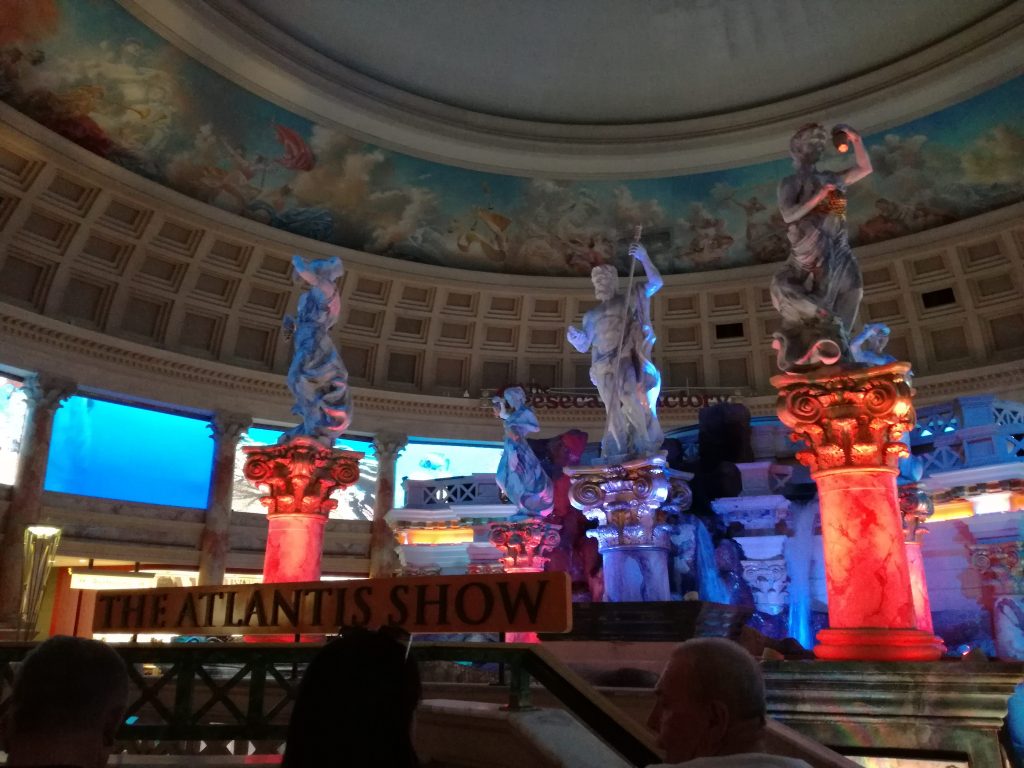 The Atlantis Show - Forum Shop all'interno del Caesars Palace - Top 10 attrazioni gratuite a Las Vegas