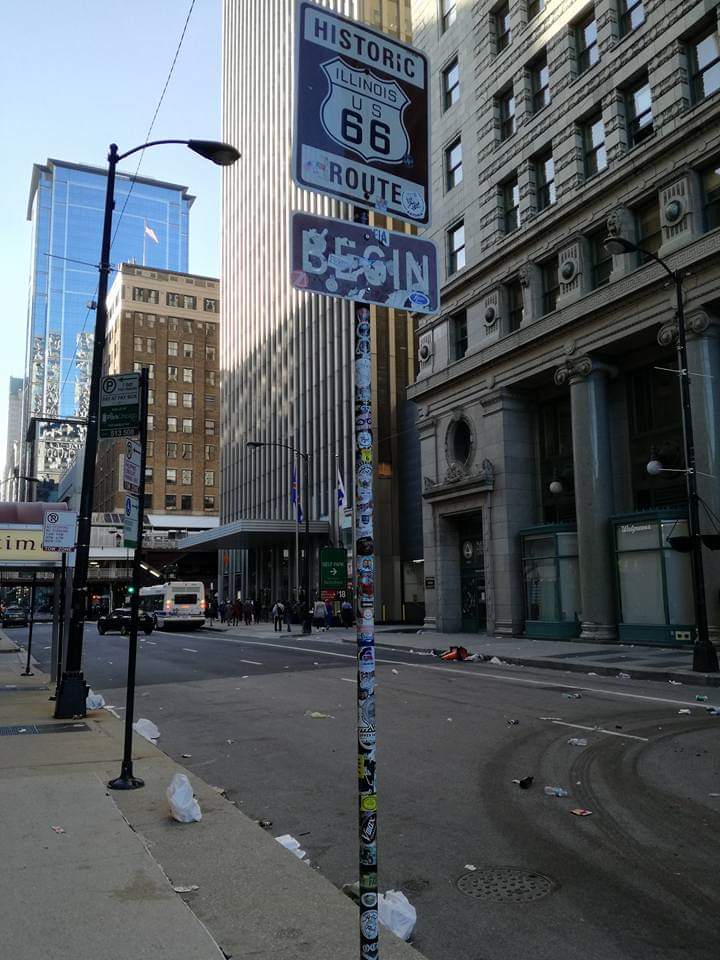 Route 66 begin - Chicago