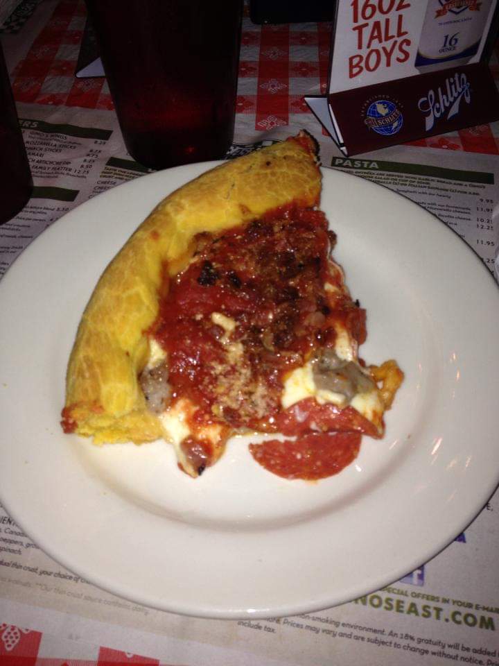 Deep Dish Pizza - Gino's East Pizza - Chicago