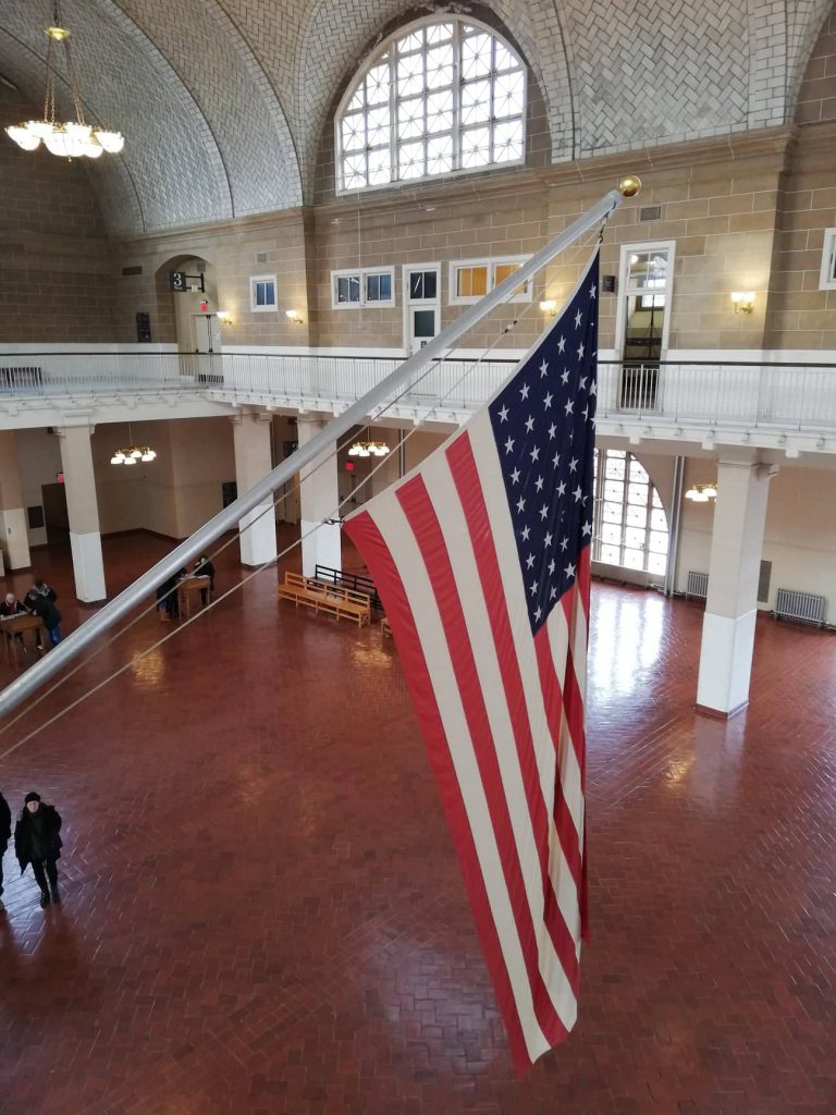Bandiera Americana - Ellis Island - New York National Flag Day 14 giugno