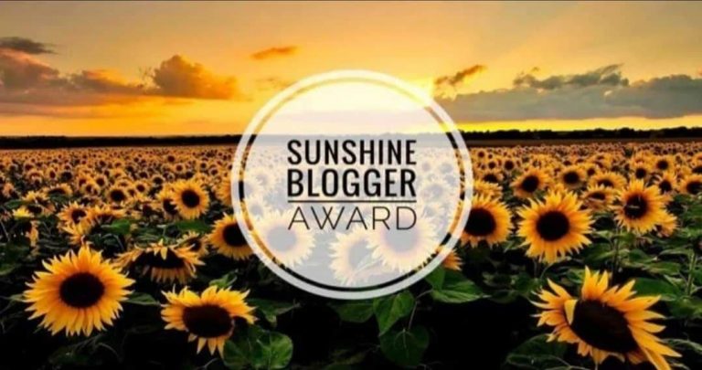 Sunshine blogger award logo