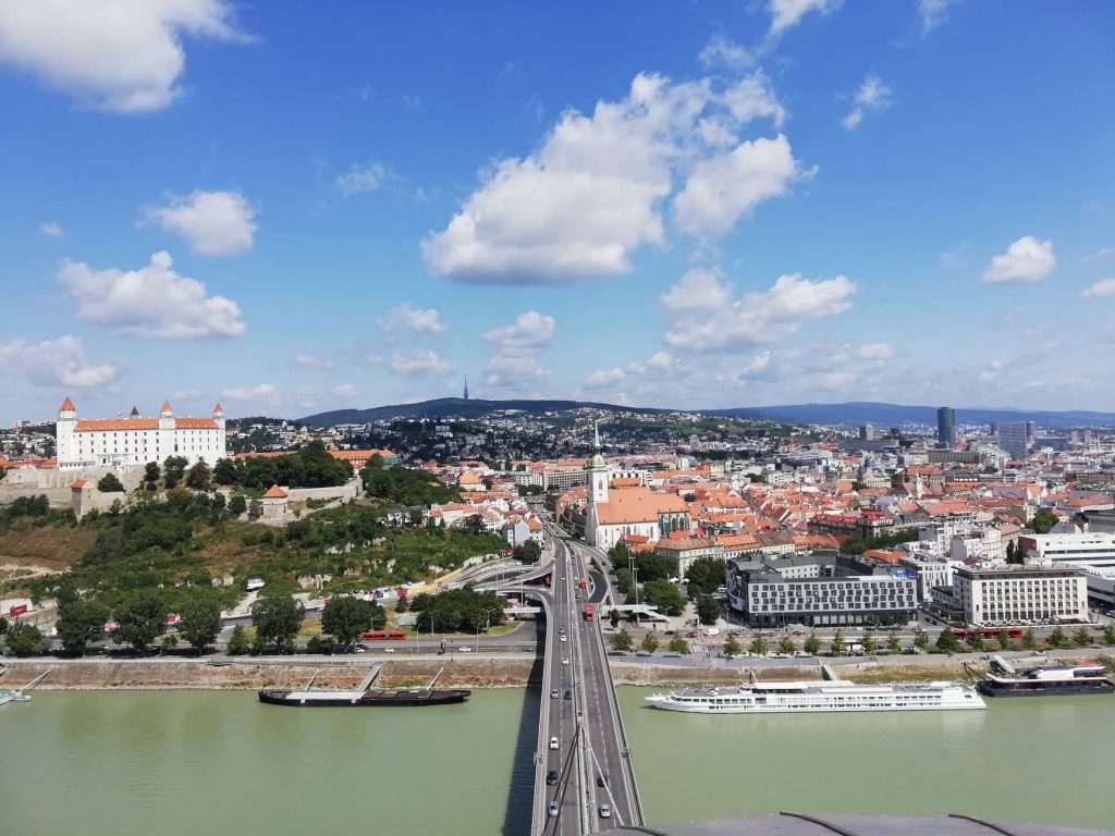 Cosa vedere a Bratislava - Panorama dalla Ufo Tower