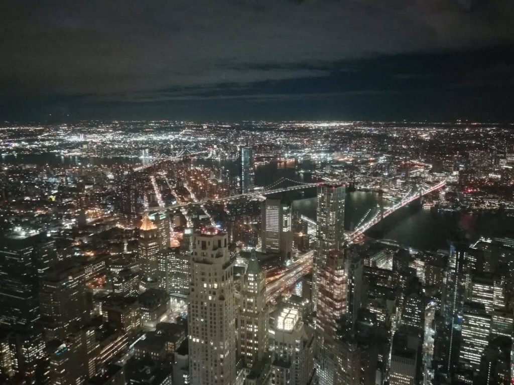 Vista di New York  dalla Freedom Tower: da togliere il fiato