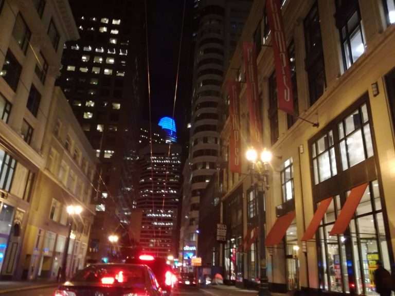 Union Square by night