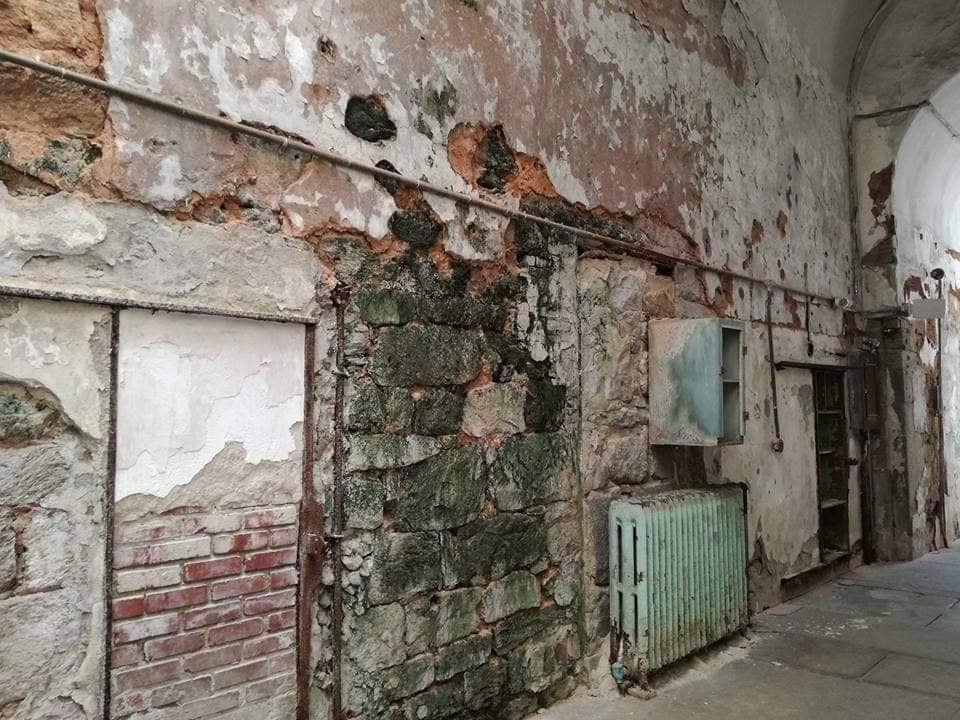 Riscaldamenti all'interno dell'Eastern State Penitentiary Philadelphia - visita
