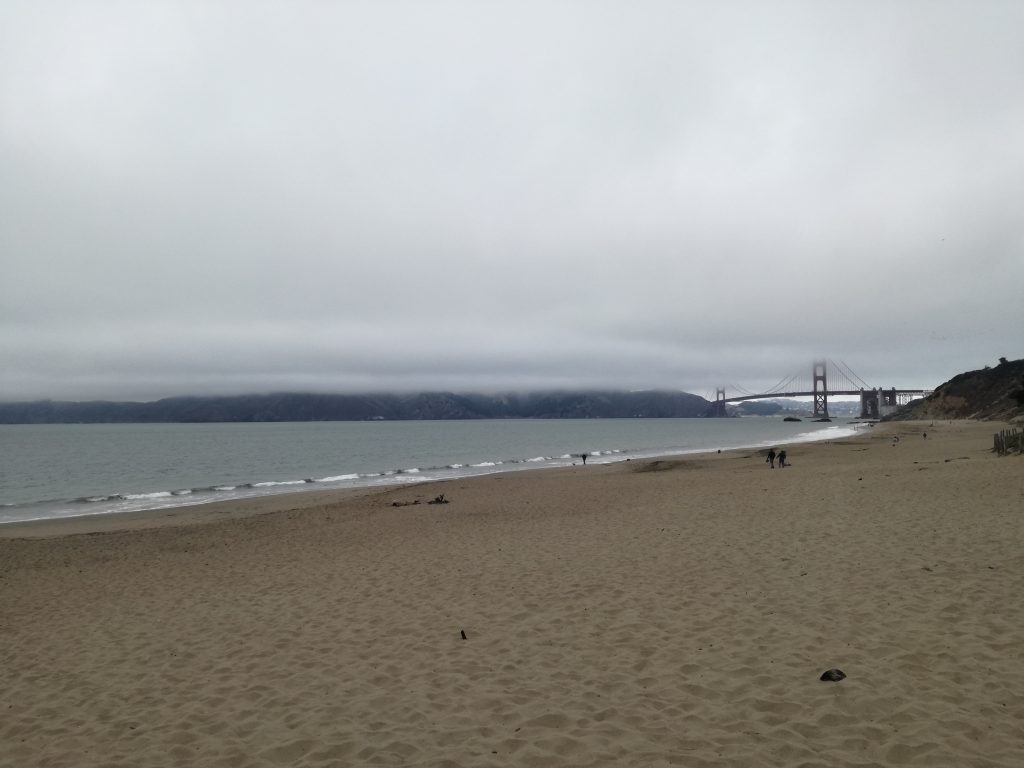 Baker Beach con sullo sfondo il Golden Gate Bridge - San Francisco