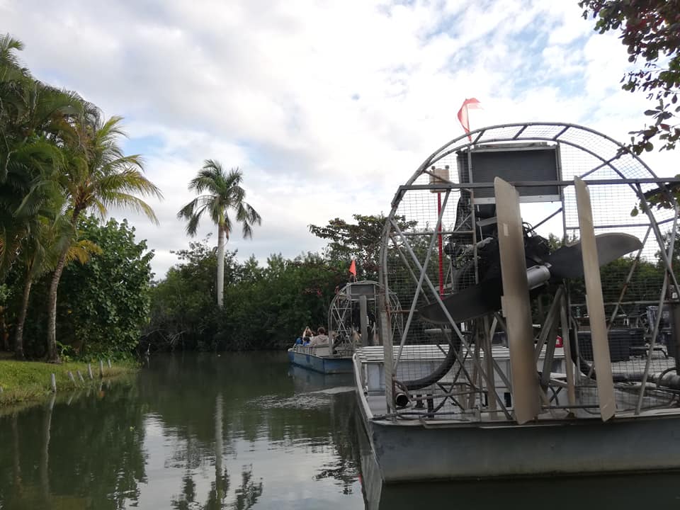 cosa fare a Homestead Miami Everglades Alligator Farm Airboat in posizione di partenza