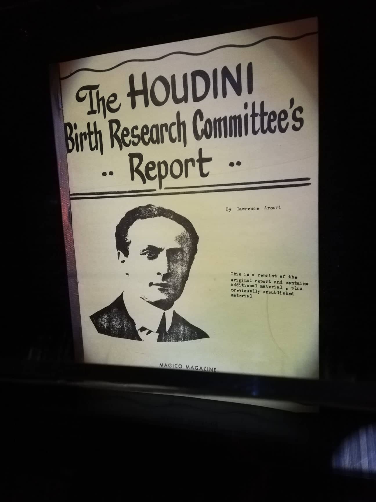 Museo Houdini Budapest foto Houdini