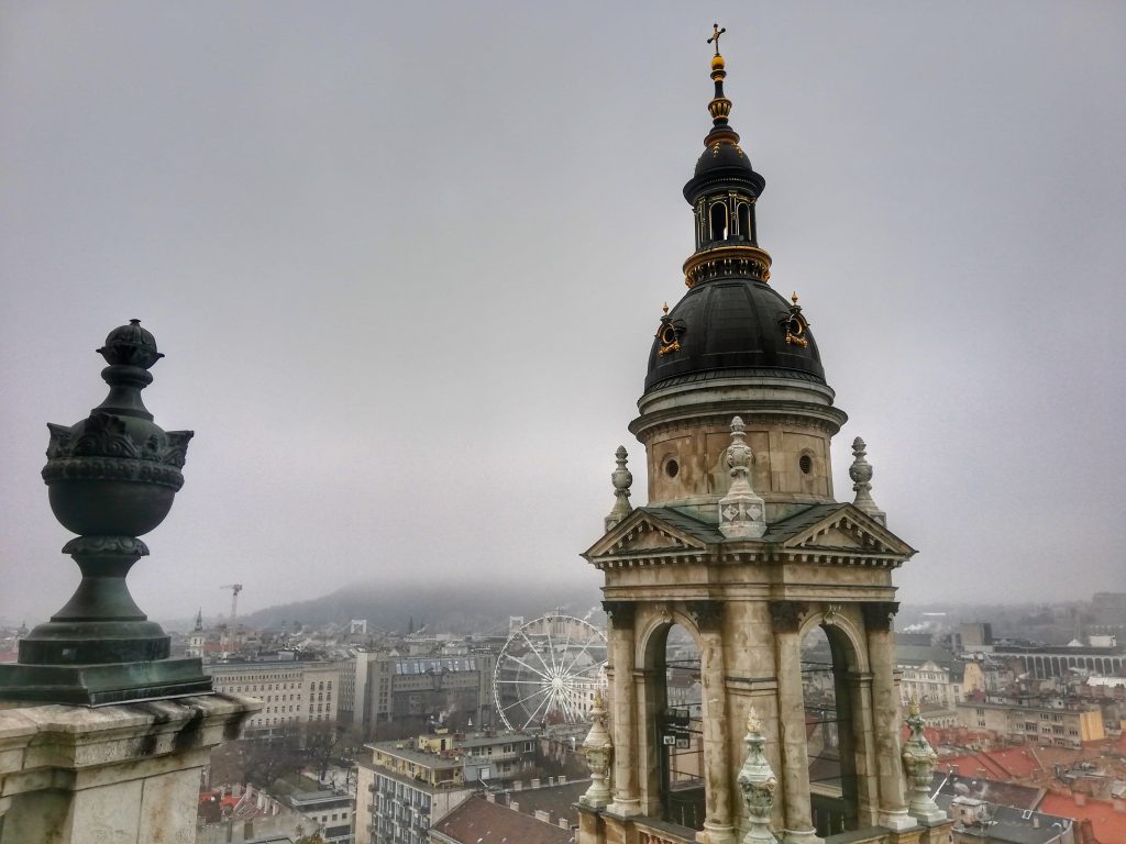 Panorama dalla cupola della Basilica di Santo Stefano Budapest