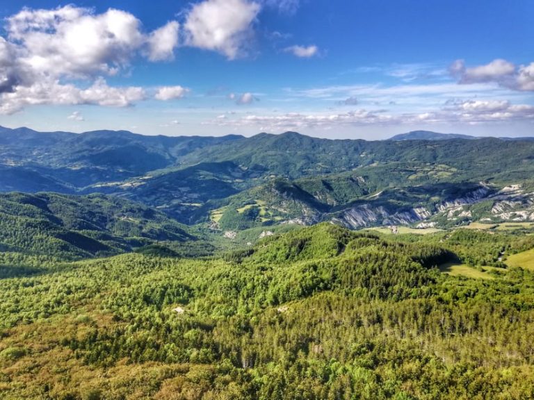 Panorama dal Monte Penna della Verna