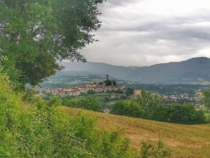 Paesaggio collinare della Toscana Poppi