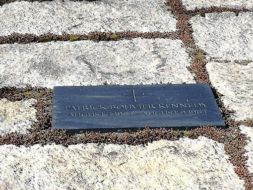 tomba Patrick Kennedy cimitero di Arlington