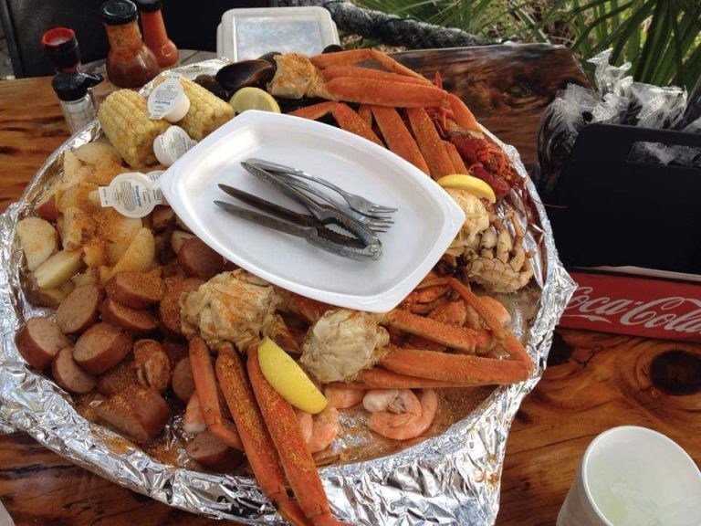 The Crab Shack Captain's Sampler Platter