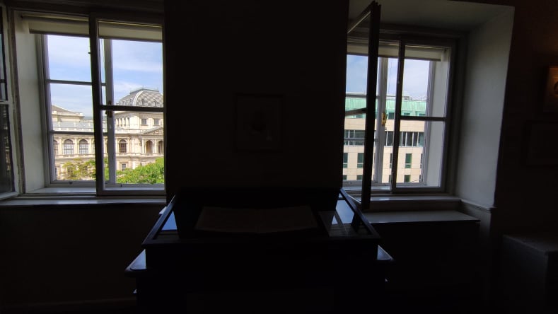 Vista sull'Università di Vienna dalla Pasqualatihaus 