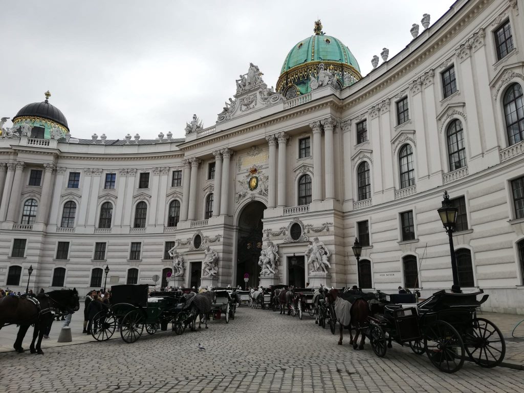 Facciata dell’Hofburg a Vienna