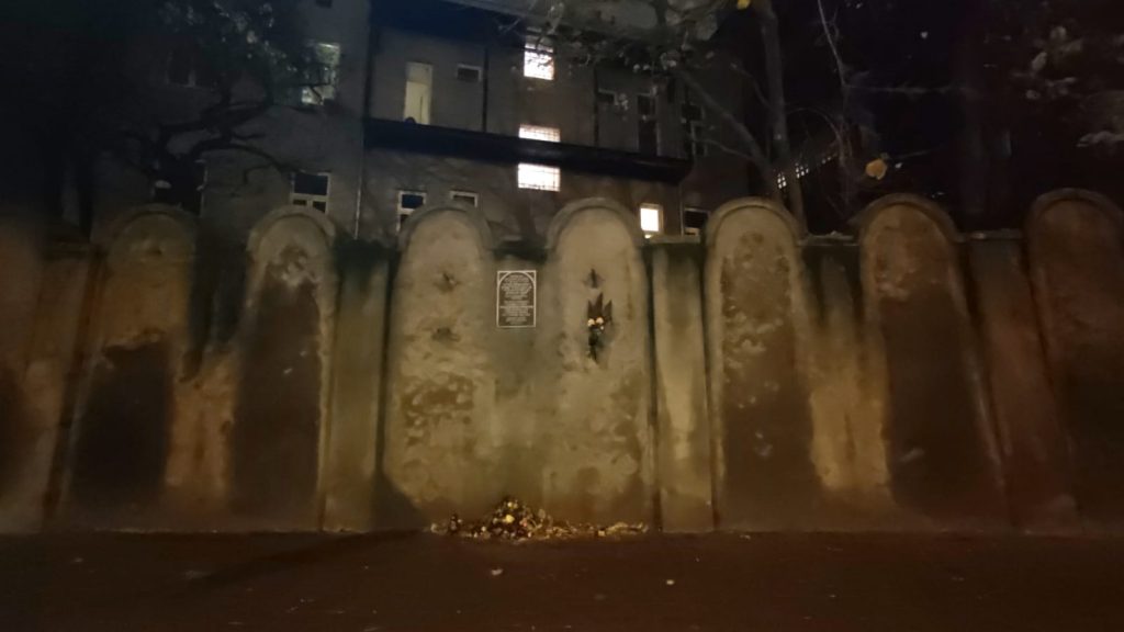 Resti del muro del ghetto ebraico di Podgorze - Cracovia