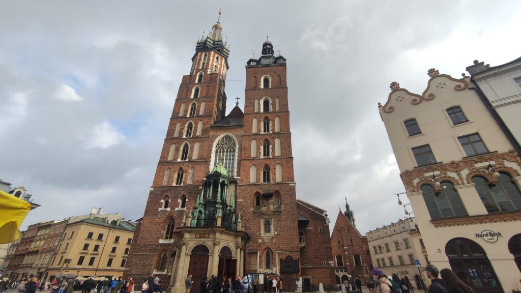 Basilica di Santa Maria nella piazza di Cracovia