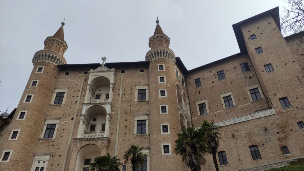 Facciata dei Torricini - Palazzo Ducale - Urbino cosa vedere
