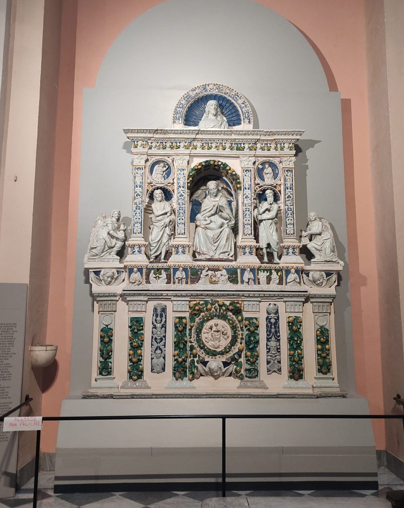 Altare della Madonna dei Miracoli - Giovanni della Robbia - Collegiata di San Medardo Arcevia