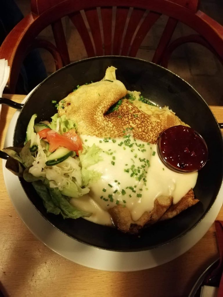 Heindl’s Schmarren & Palatschinkenkuchl dove mangiare piatti tipici a Vienna Crepes salate