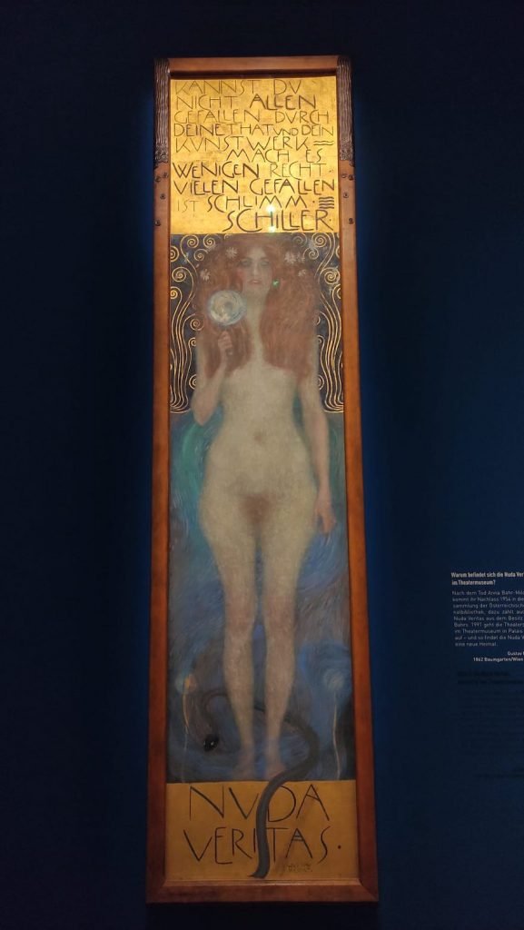 Nuda Veritas - Gustav Klimt - Theatermuseum Vienna