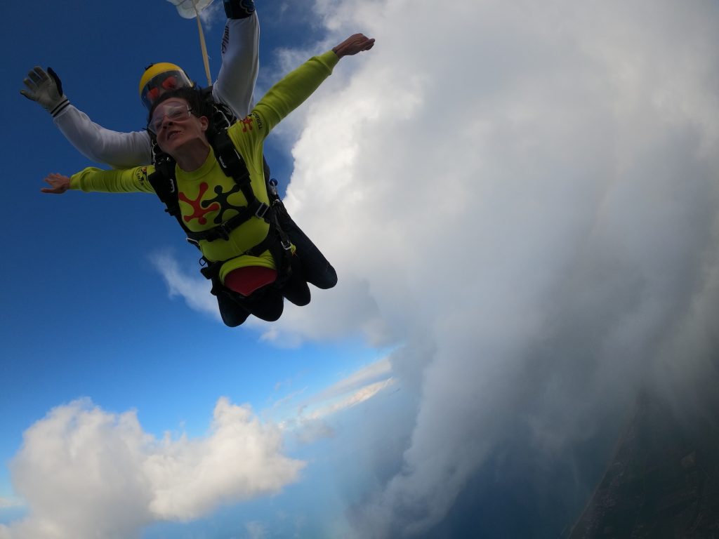 Facce buffe durante il lancio col paracadute - Skydive Fano