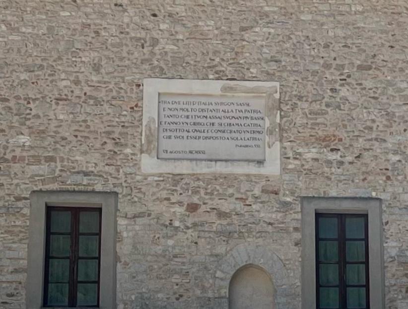 Paradiso XXI Targa Monastero Fonte Avellana
