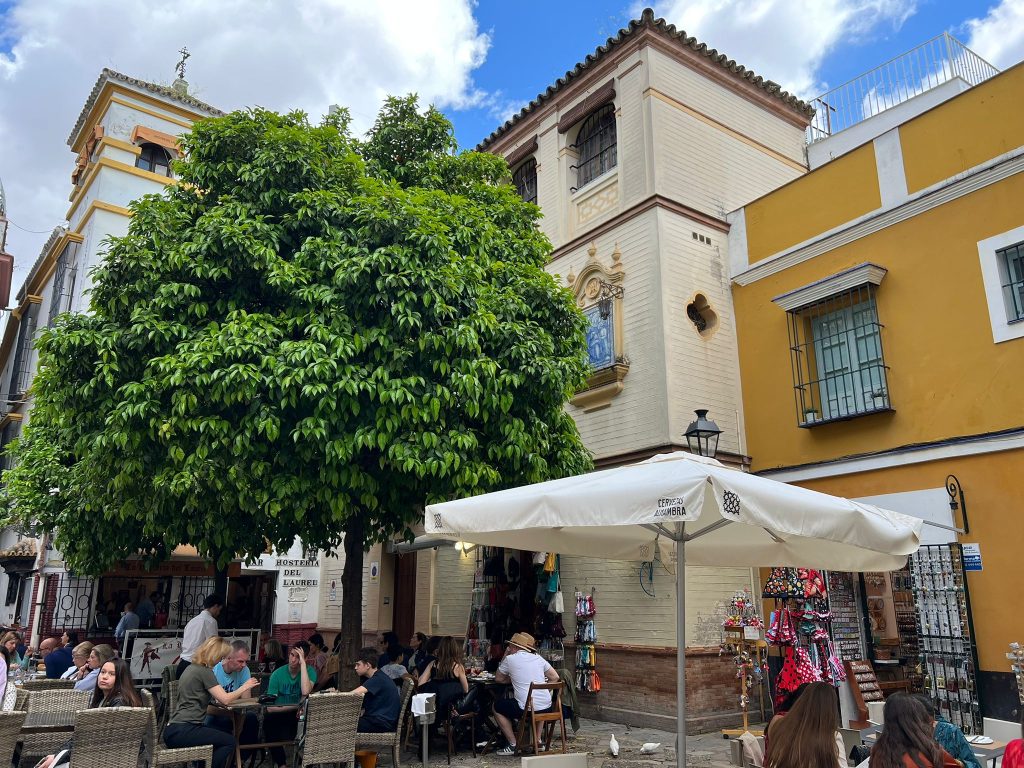 Plaza de Venerables Barrio de Santa Cruz Siviglia