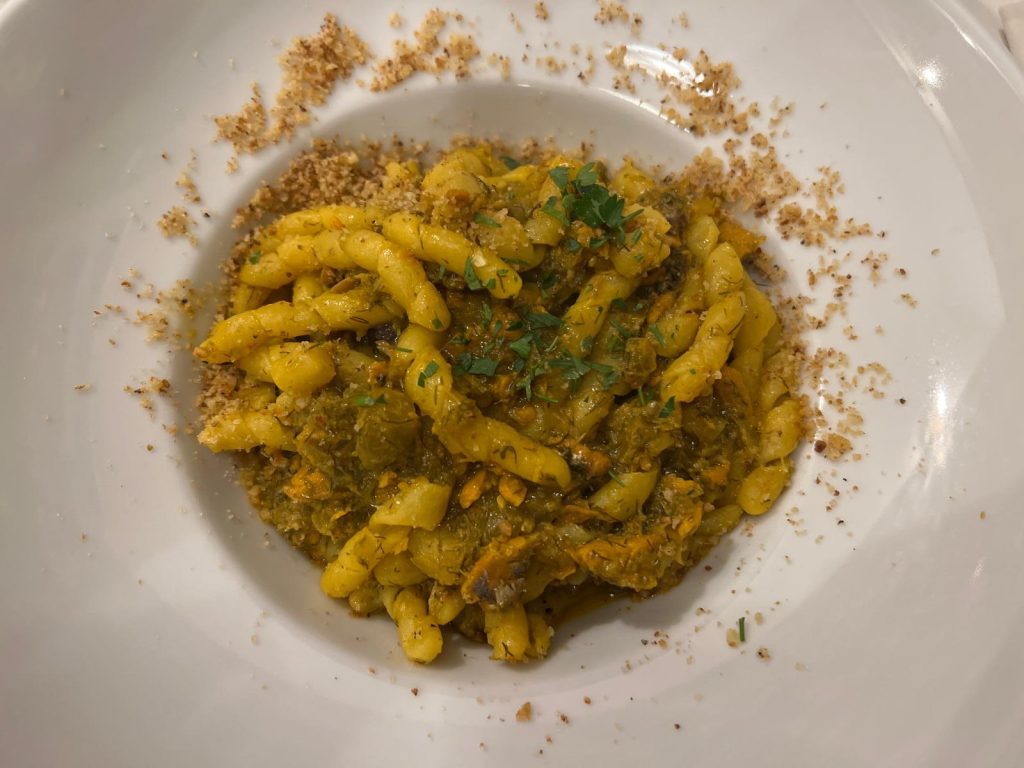 Busiate sarde e finocchietto