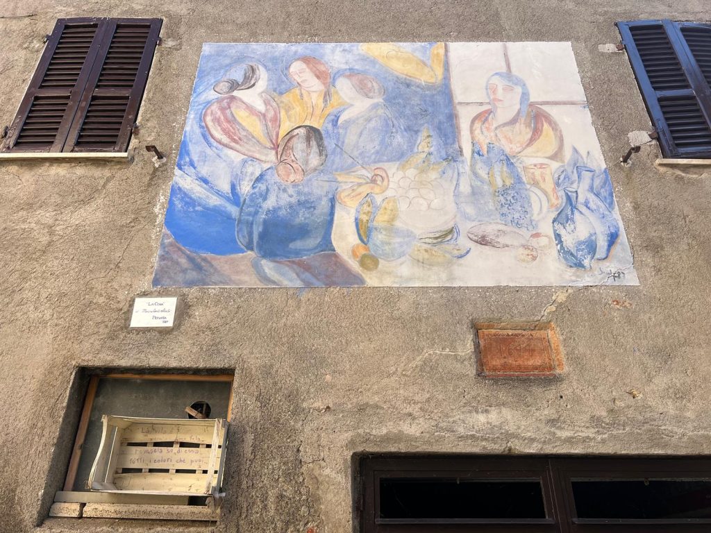 La Cena Murales Mugnano Umbria