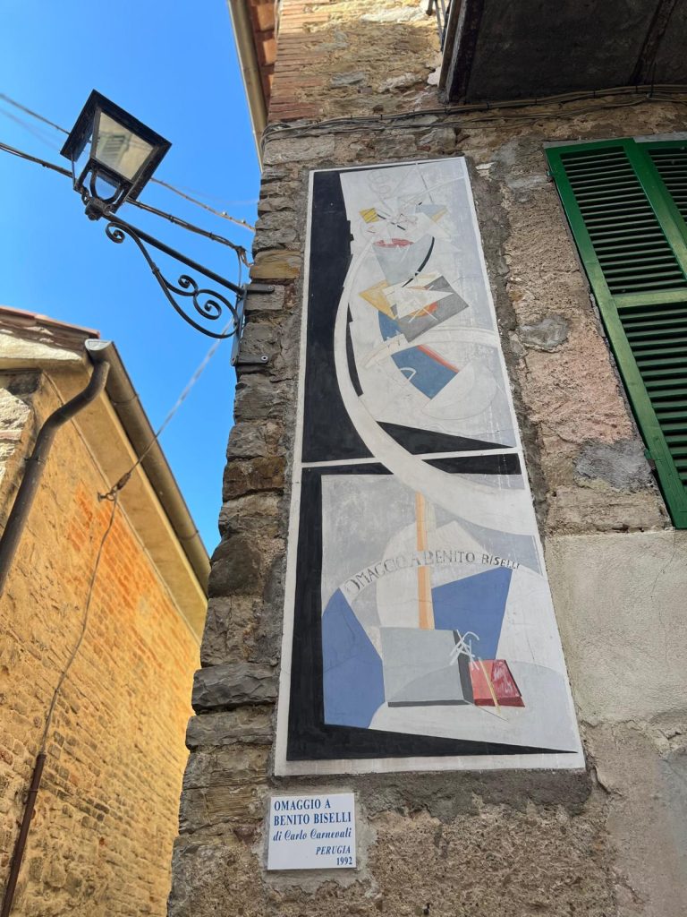Murales Benito Biselli omaggio Mugnano