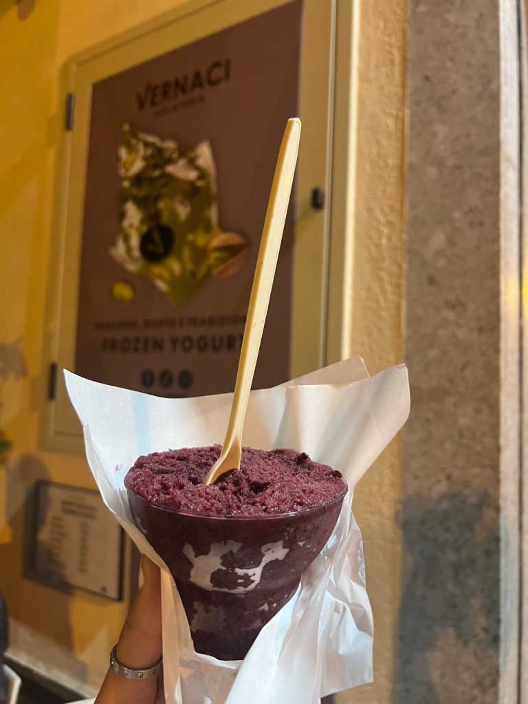 granita gelsi neri gelateria Vernaci