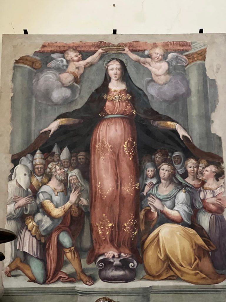Affresco Chiesa san Simeone Monterchi