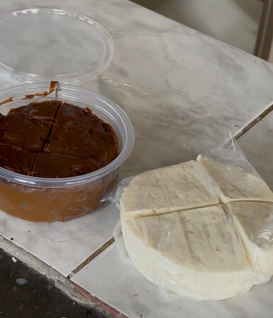 Bienmesabe e queso blanco Panama