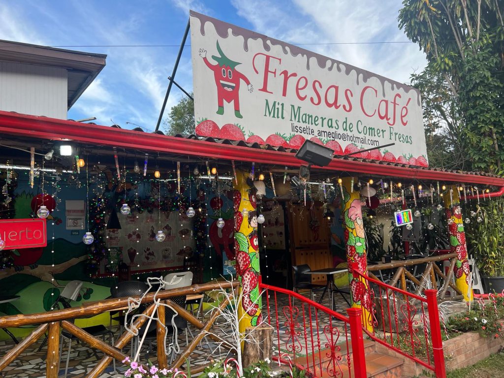 Fresas y café Boquete