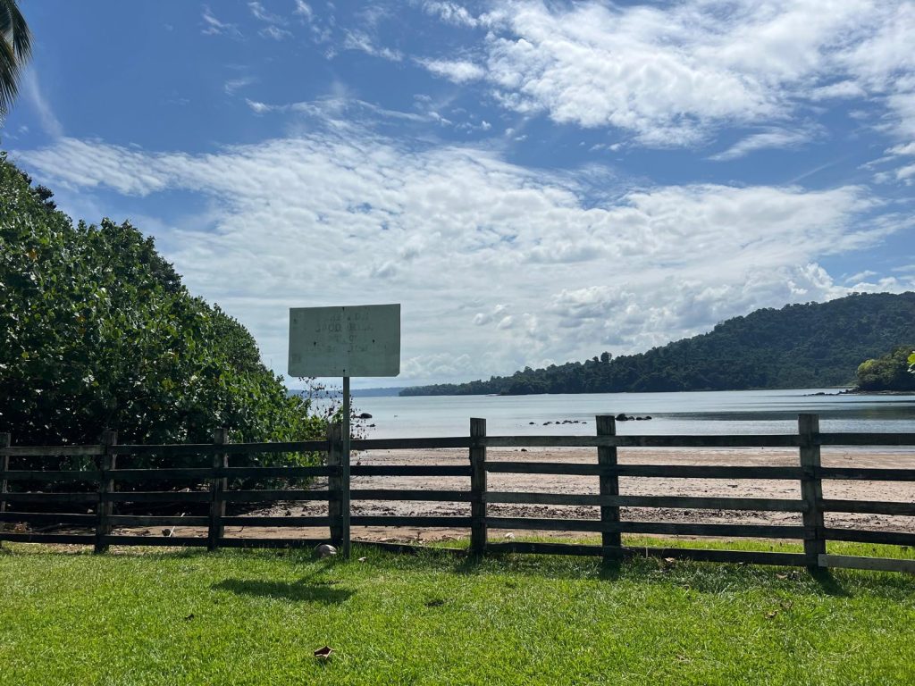 Parco Nazionale di Coiba Panama recinto coccodrillo Tito Isola Coiba