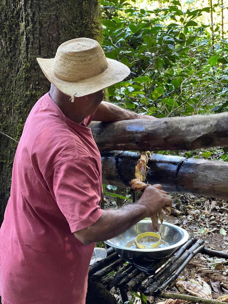 produzione succo di canna da zucchero Finca Las Margaritas Don Kune Panama
