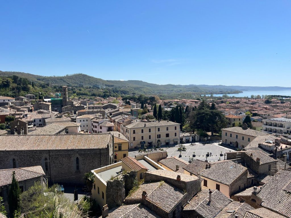 panorama dal borgo di Bolsena