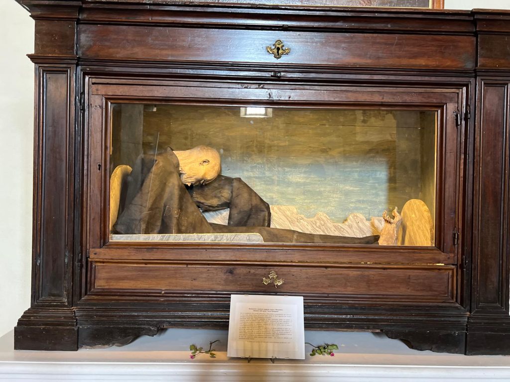 Corpo mummificato Pellegrino di Montefalco